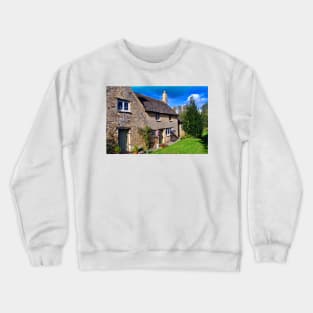 Burford Cottage Cotswolds West Oxfordshire England Crewneck Sweatshirt